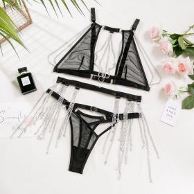 Hot Girl Chain Net Sexy Lingerie Set