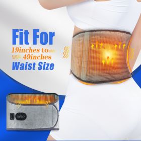 Red Light Heating Massage Waist Supporter Electric Heating Massage Warm Hot Compress Spontaneous Heating Belt