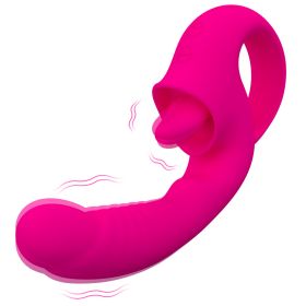 Vibration 8frequency Casual Toy (Option: Rose Red-USB)