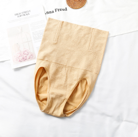 High-waisted Pull-in Pants Shaping Panties (Option: Skin-M L)