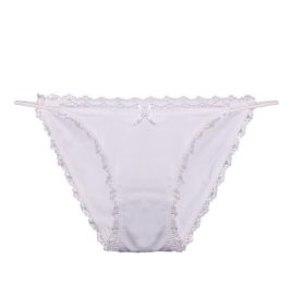 Women's Underwear Quick Drying Thin Strap (Option: White-One size)