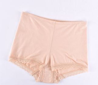 Women's Cotton Seamless Underwear (Option: 8851 C Skin Color-L)