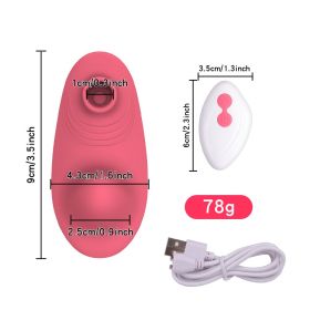 Women's Fashionable Magnetic Outdoor Invisible Wear Wireless Remote Control Remote Massager (Option: Remote Control Version Pink)