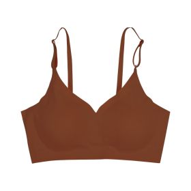 Beauty Back And Push Up Wireless Women's Underwear (Option: Skin Coffee-S)