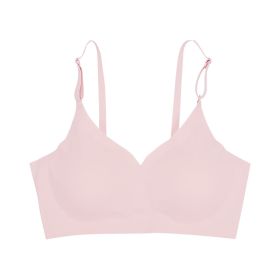 Beauty Back And Push Up Wireless Women's Underwear (Option: Pink-S)